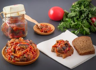 Aperitiv din vinete, cartofi si morcovi