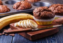 Briose cu banane si prune