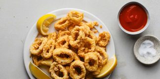 Calamari cu spanac