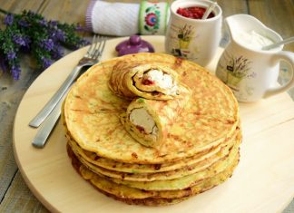 Clatite din dovlecei si branza