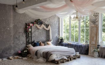 Decor romantic pentru dormitor
