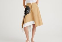 Fusta asimetrica, alegerea pentru zilele toride