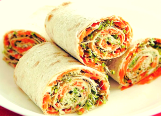 Lipii umplute cu somon