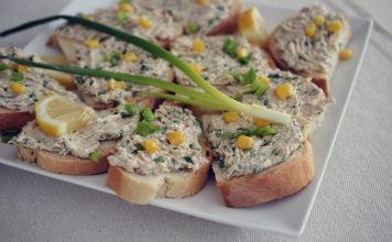 Pasta de peste cu mere