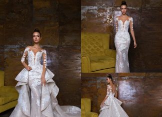 Rochia cu trena, din nou in tendinte