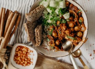 Salata orientala de cartofi si naut